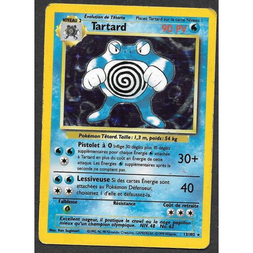 Carte Pokémon Tartard 13/102 [Holo] - Set De Base Wizards (Fr)