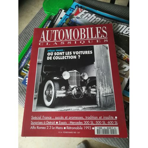 Automobiles Classiques 54 De 1993 Ford Explorer,Frequelin,Todt,Alfa 8c 2300,Mercedes 300 Sl,500 Sl,600 Sl,Buick Y Job,Chrysler Thunderbolt