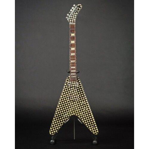 Rick Nielsen - Rick Nielsen Cheap Trick Checkered Hamer V Mini Guitar Replica Co