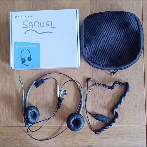 Poly Plantronics EncorePro HW720 - Micro casque filaire sur 2 oreilles