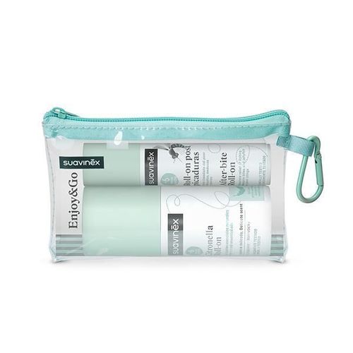 Suavinex Set Anti-Moustiques Roll-On à la Citronelle Bébé 6M+ 15 mL & 50 mL