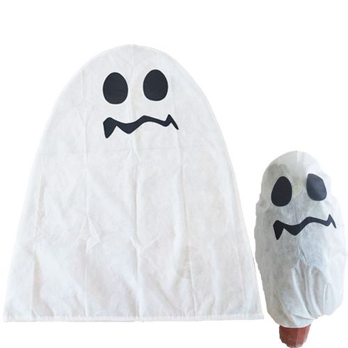 Housse Anti-Gel Pour Arbre De Noël, Sac De Protection Pour Plantes, Lutte Antiparasitaire, Fantôme De Bonhomme De Neige Blanc Réutilisable Pour La Maison, Jardin, Hiver Froid, Tslm1