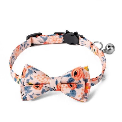 Cravate Amovible Pour Chat Et Chien, Foulard Triangle Avec Motif Floral Mignon, Nouvelle Serviette De Salive En Coton Floral, Décoration Pour Animaux De Compagnie