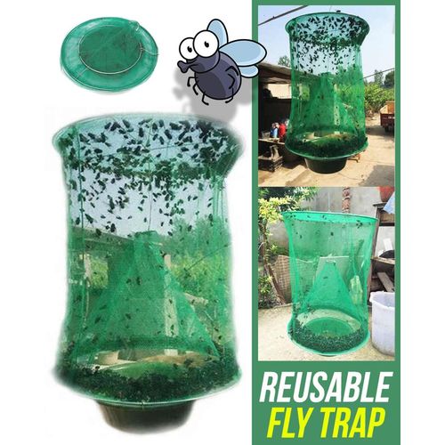 Piège À Mouches Suspendu Et Réutilisable, Filet Vert, Lutte Contre Les Parasites, Piège À Mouches, Cage, Pièges, Jardin, Livraison Directe