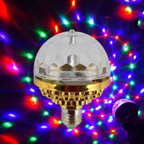 Ampoule LED E27 avec éclairage Blanc ou Couleurs rotative Disco, Ampoules  et accessoires