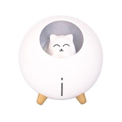 Humidificateur d'air rond USB pour chat mignon, diffuseur d'arôme reconstituant la beauté