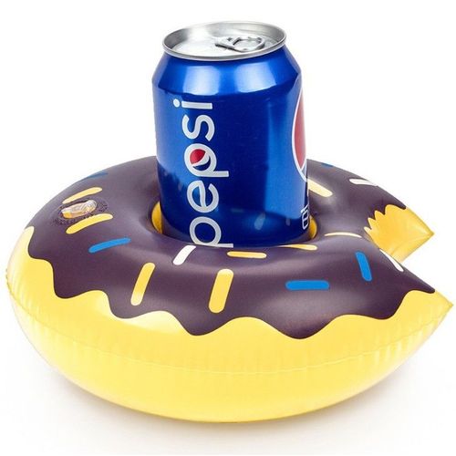 Porte-Gobelet À Donuts, 1 Pièce, Jouets Aquatiques Amusants, Piscines, Radeaux, Coussin De Tasse Flottant Gonflable, Fête D'été À La Plage, Porte-Téléphone Pour Enfants