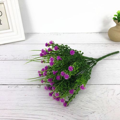 Bouquet De Fleurs Gypsophila Artificielles Multicolores, Fausses Étoiles, Souffle De Bébé, Fleur En Soie Pour La Famille, Fleur De Maison De Mariage