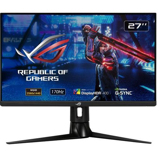 ASUS ROG Strix XG27AQ - Écran LED - jeux - 27" - 2560 x 1440 WQHD @ 170 Hz - IPS - 400 cd/m² - 1000:1 - HDR10 - 1 ms - 2xHDMI, DisplayPort - haut-parleurs