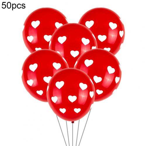 Ballons En Latex, 1 Sac, Résistants Aux Déchirures, Rouges, Réutilisables, Respectueux De L'Environnement, Pour Fête, Pour Magasin