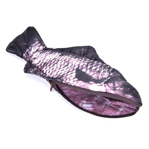 Boîte À Crayons Créative Poisson Grande Capacité 1pc, Sac À Crayons De Grande Capacité, Étui À Stylos De Mise À Niveau, Cadeau D'École, Sac À Stylos Fontaine Amusant, Fournitures Scolaires
