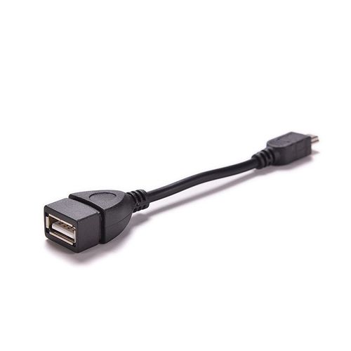 Câble adaptateur Mini USB mâle vers USB 2.0 Type A femelle, 10cm, 5 broches, noir, OTG, pour téléphone portable, tablette, MP3, MP4, appareil photo