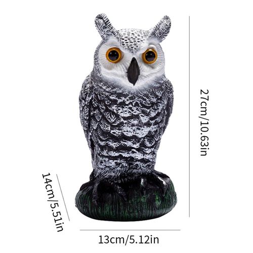 Statue De Hibou De Jardin, Statue D'Animal Pixie, Décoration De Cour Extérieure, Figurine De Bricolage Pour Décoration De Maison, Fête De Pâques Et D'Halloween, Vacances
