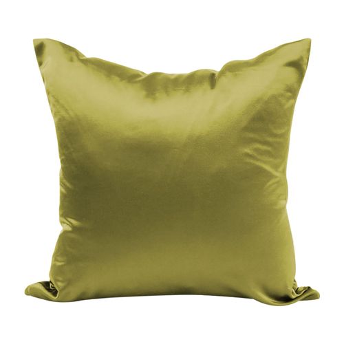 Housse De Coussin En Soie Glacée, Taie D'Oreiller De Couleur Unie, Décoration De Canapé