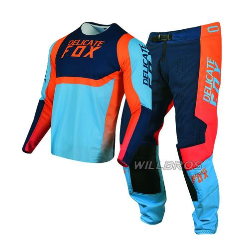 Bleu Taille Pantalon 30 Jersey S Ensemble De Vitesses Pour Hommes, Maillot Et Pantalon, Combinaison De Vélo De Descente, De Montagne, Tout-Terrain