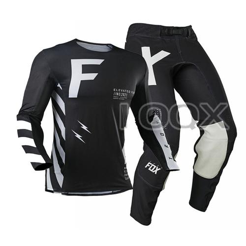 Le Noir Pantalon Maillot Taille Xxl 38 Ensemble D'équipement De Moto Pour Vélo Tout-Terrain, Maillot Et Pantalon, Flex Air Rigz, Mountain Bike, Kits De Course, Offre Spéciale, 360