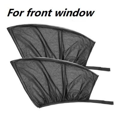 Pare-Soleil En Maille Pour Voiture, 2 Pièces, Accessoires De Style, Rideau De Protection Uv, Fenêtre Latérale, Films De Protection, Store Roulant