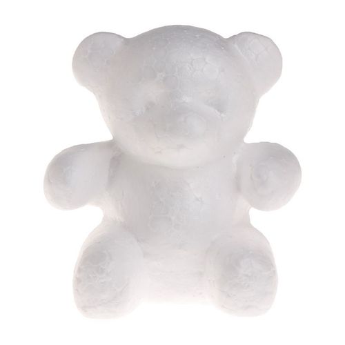 Ours Modélisé En Polystyrène Blanc, Boules De Mousse, Artisanat Pour Bricolage, Cadeaux De Noël, Fournitures De Décoration Pour Fête De Mariage