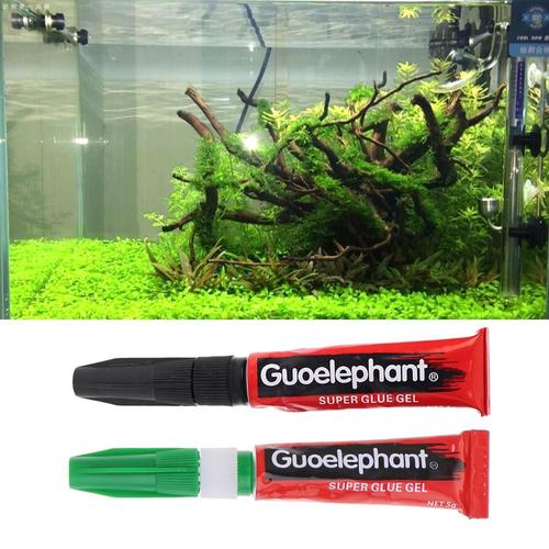 Colle Adhésive Pour Plantes D'Aquarium, Mousse Pour Réservoir De Poissons Marins, Ornements De Récif Corallien, Diy