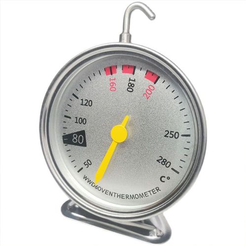 Support de thermomètre de four en acier inoxydable, grand cadran cuisson BBQ mesure de la température des aliments, outils de cuisine