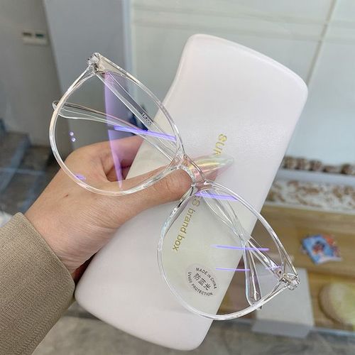 Lunettes De Lumière Bleue Pour Femmes, Verres Transparents, Confort Régulier, Anti-Rayons Bleus, Steampunk