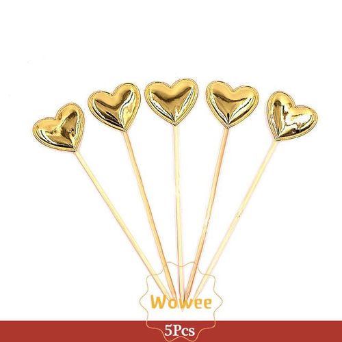 Garniture De Gâteau En Forme D'Étoile Couronne, Drapeau De Cupcake D'Anniversaire Pour Réception-Cadeau De Bébé, Décoration De Fête Personnalisée À Faire Soi-Même