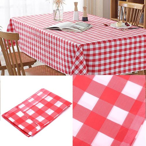 Nappe Jetable À Carreaux 180x180cm, 1 Pièce, En Fiber De Polypropylène, Pour Fête, Mariage, Pique-Nique, Barbecue En Plein Air