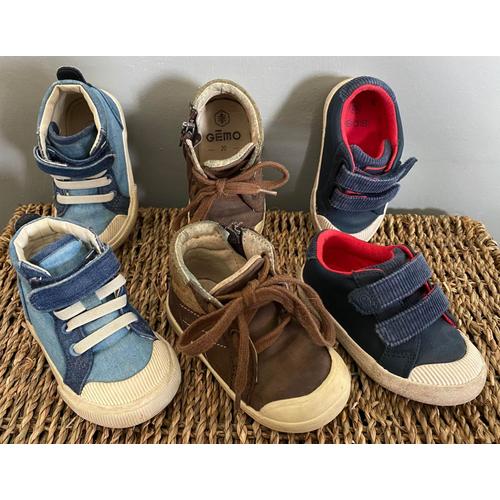 Chaussures Garçon Lot De 3 Tennis Bottines 20