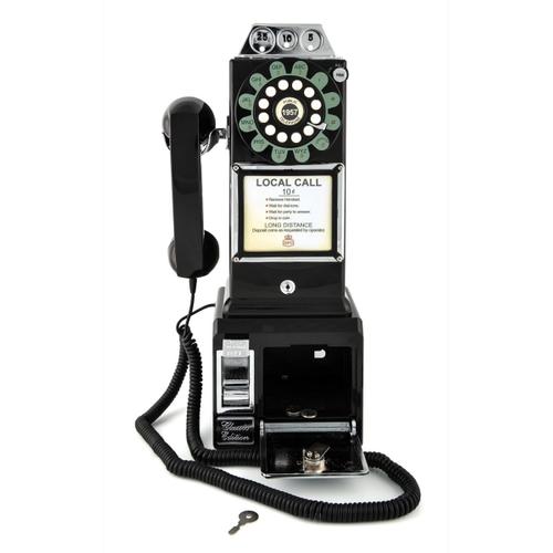 Téléphone analogique GPO DINER PHONE 1930 GPO RETRO BLACK