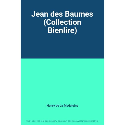 Soldes Jean Baumes Madeleine - Nos bonnes affaires de janvier ...