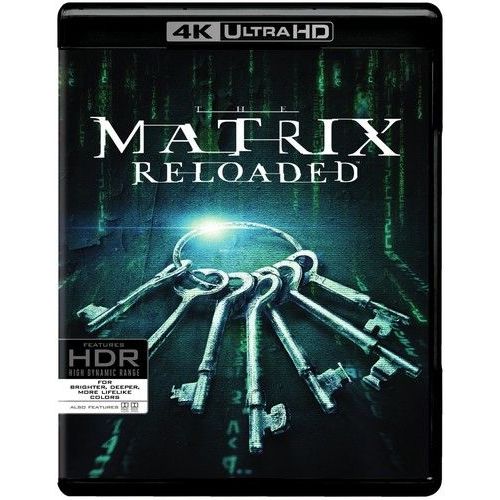 The Matrix Reloaded [Ultra Hd] Black, With Blu-Ray, 4k Mastering, 3 Pack