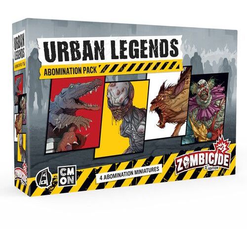 Zombicide 2nd Edition Urban Legends Abomination Pack 4 Abomination Miniatures []