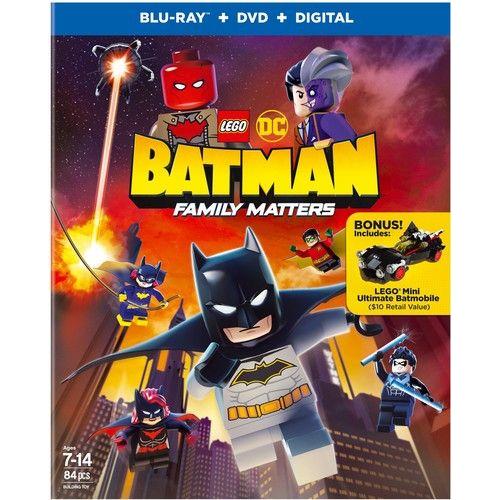 Lego Dc: Batman: Family Matters [Blu-Ray] With Dvd, Figure, Gift With Purchas