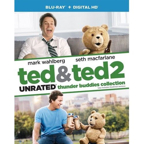 Ted & Ted 2 Unrated [Blu-Ray] Uv/Hd Digital Copy, 2 Pack, Digitally Mastered