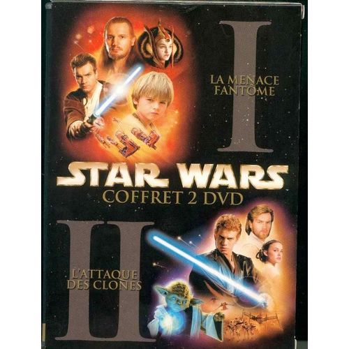 Star Wars - Coffret 2 Dvd - La Menace Fantôme + L'attaque Des Clones