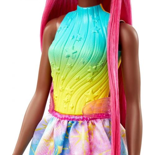 A Touch Of Magic Barbie  Poupée Barbie Cheveux Longs Fantastiques_Noir