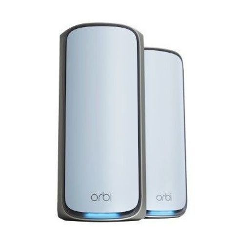 NETGEAR Orbi RBE972S - Système Wi-Fi - (routeur, rallonge) - jusqu'à 5400 pieds carrés - maillage 10GbE, 2.5GbE, Wi-Fi 7 Quadribande