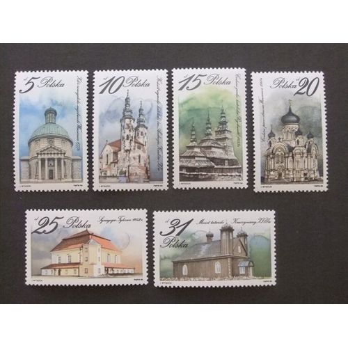 Pologne Polska 1984 Architecture Religieuse ( Églises ) Yvert 2766 / 2771 ** Mnh