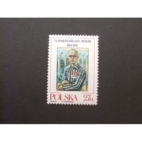 Pologne Polska 1982 Sanctification Du Pere Franciscain Maximilien Kolbe Yvert 2645 ** Mnh