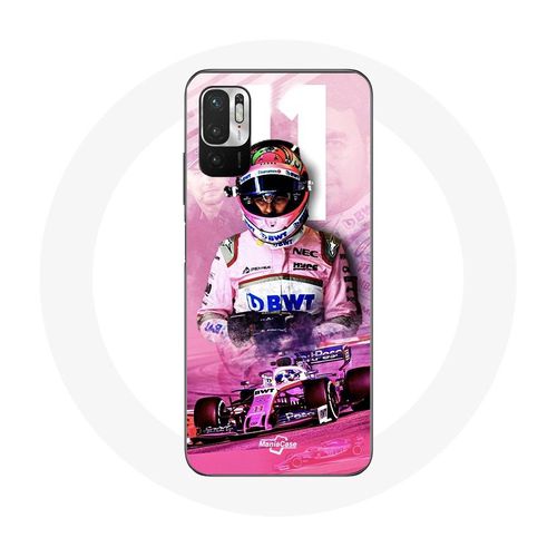 Coque Pour Xiaomi Poco M3 Pro Formule 1 Sergio Pérez Pilote De F1 Rose