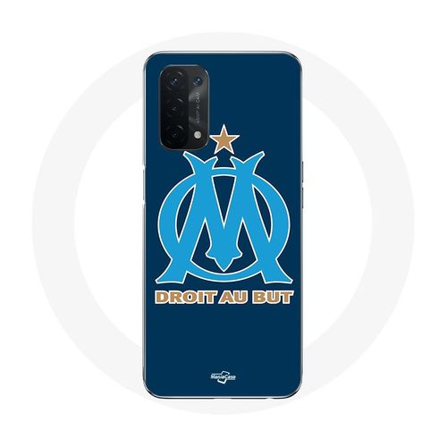 Coque Pour Oppo A54 5g Olympique De Marseille Om Logo Bleu