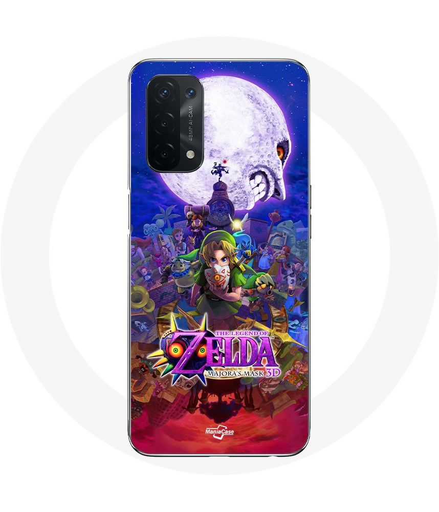 Coque Pour Oppo A74 La Légende Du Masque De Majora Zelda Jeux Vidéo