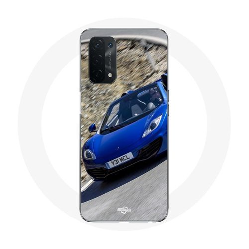 Coque Pour Oppo A54 5g Formule 1 Mclaren Voiture Bleu