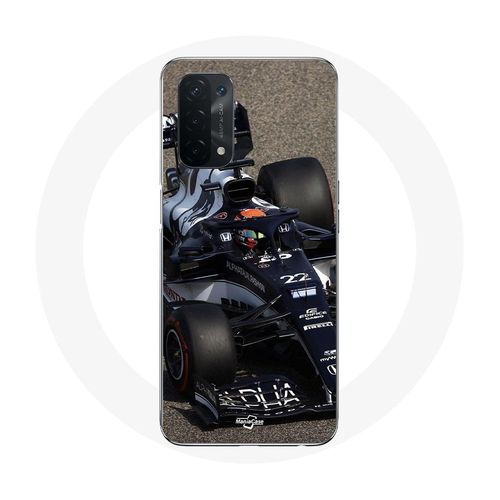 Coque Pour Oppo A54 5g Formule 1 Yuki Tsunoda Pilote Automobile De F1 Bleu