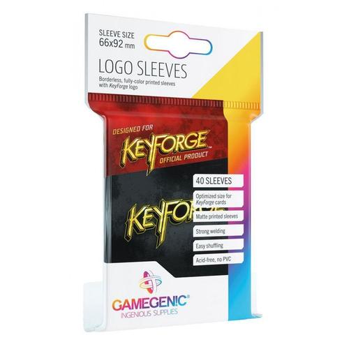 40 Sleeves Logo Black Keyforge