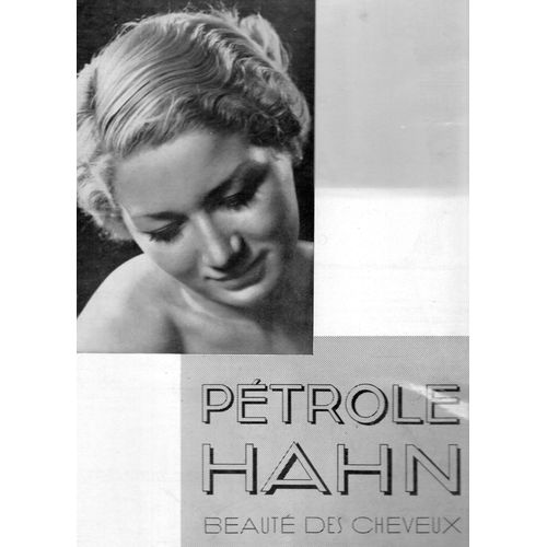 Publicite Dans Son Emballage - Petrole Hahn - Beaute Des Cheveux - Etablissements Vibert Sa Lyon - Publi Pac Lyon - Cartonnee Dimenions25 Cm X 33 Cm ( Idée Cadeau )