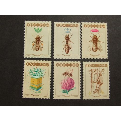 Pologne Polska 1987 Congres Des Apiculteurs Yvert 2915 / 2920 Mnh