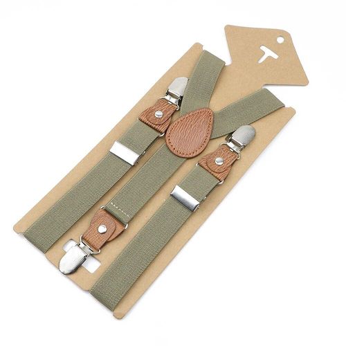 Porte-Jarretelles En Cuir Élastique Pour Enfants,Haute Qualité,Couleur Unie,Rayé,Rouge,Bleu Marine,Bretelles Réglables,Accessoires Scolaires Pour Enfants