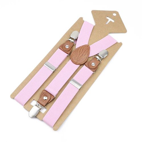 Porte-Jarretelles En Cuir Élastique Pour Enfants,Haute Qualité,Couleur Unie,Rayé,Rouge,Bleu Marine,Bretelles Réglables,Accessoires Scolaires Pour Enfants