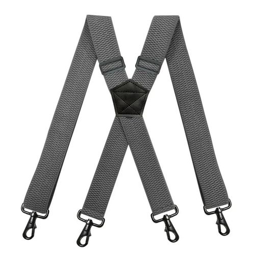 Rapduty-Bretelles De Travail Élastiques Réglables Pour Motard,Bretelles De Surintendant Ser,Forme En X,4 Mousquetons À Percussion,3.5cm De Large,506